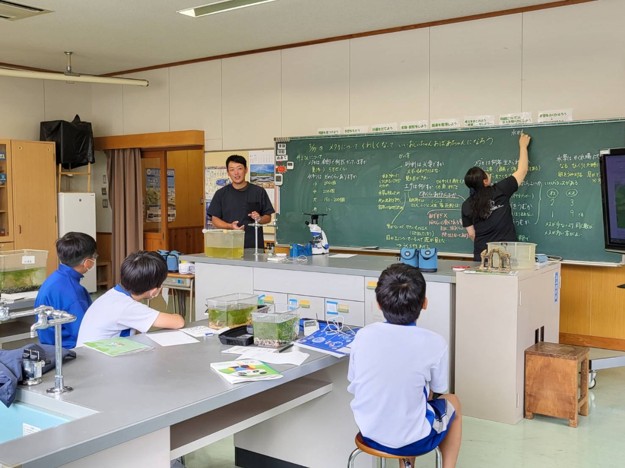 メダカのお家　みさと出前授業