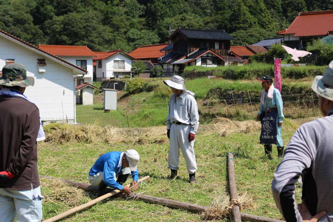 島根県大田市温泉津町西田　無形の民俗文化財「ヨズクハデ」