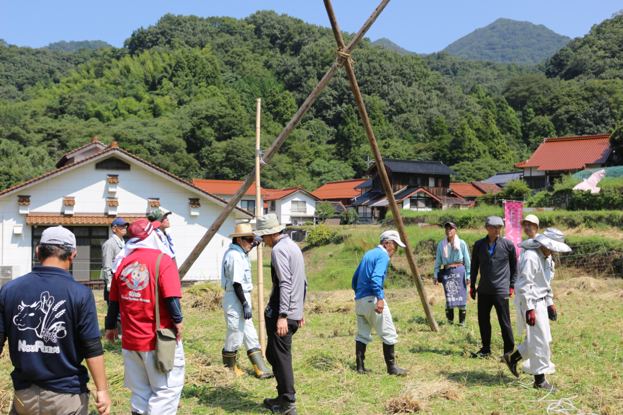 島根県大田市温泉津町西田　無形の民俗文化財「ヨズクハデ」