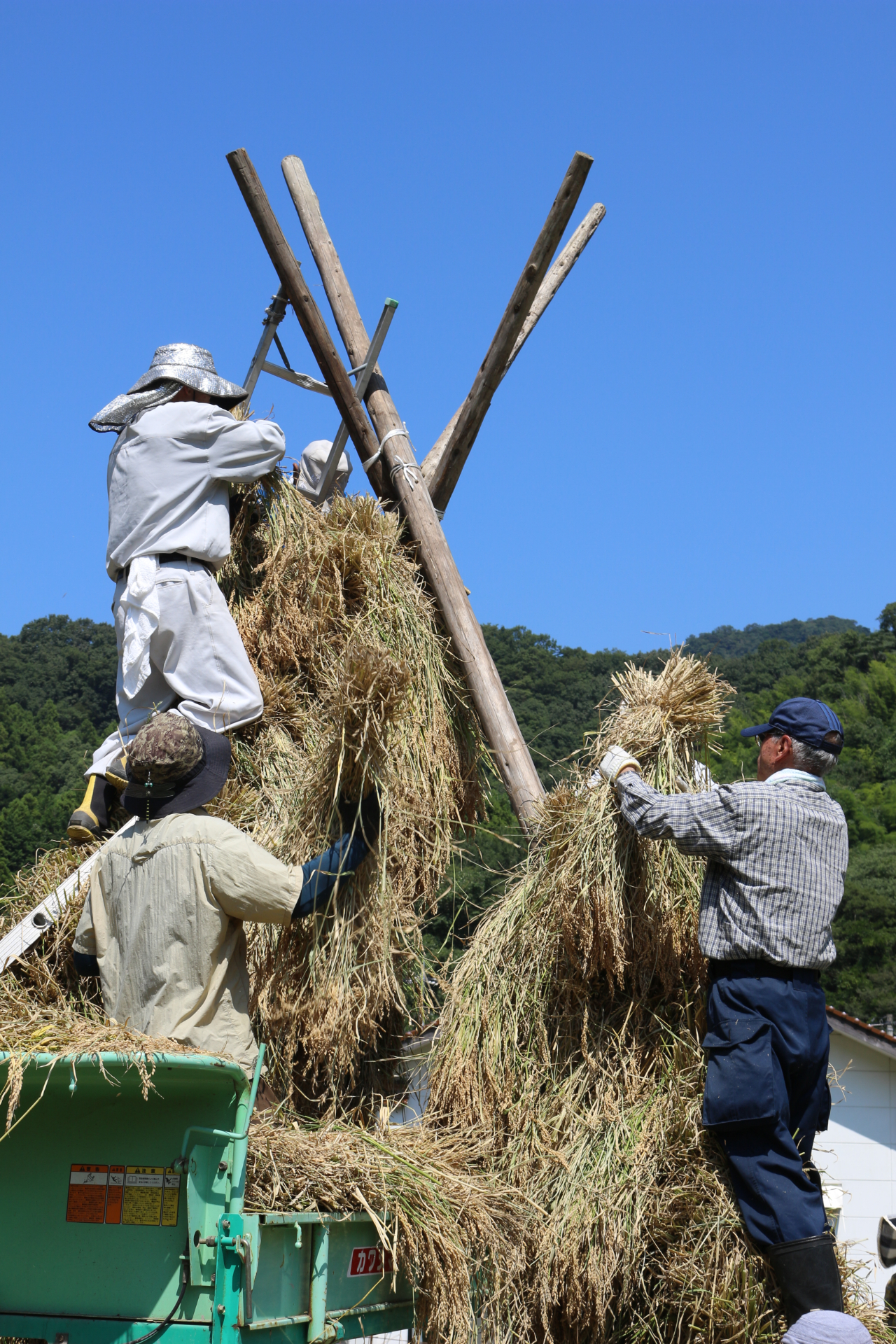 島根県大田市温泉津町西田　無形の民俗文化財「ヨズクハデ」