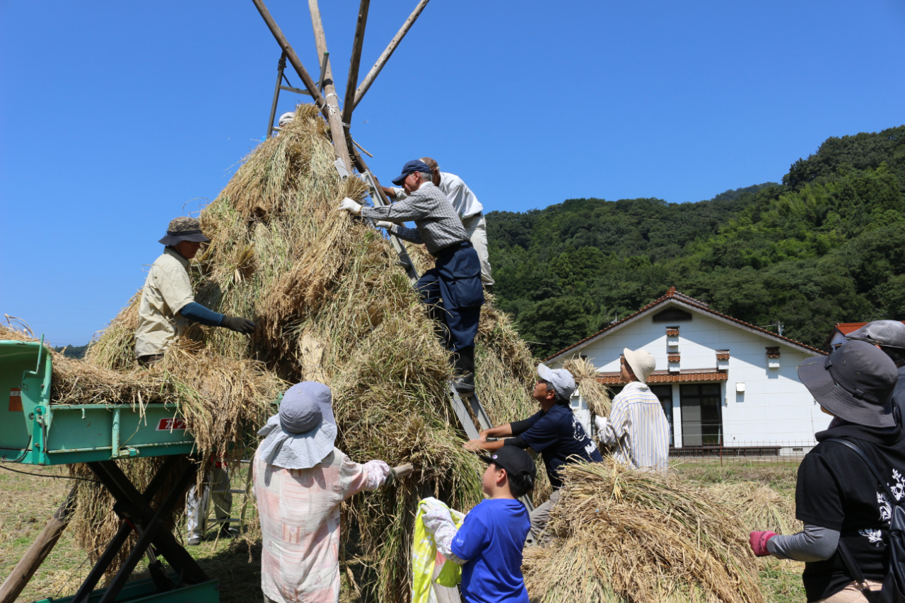 島根県大田市温泉津町西田　無形の民俗文化財「ヨズクハデ」