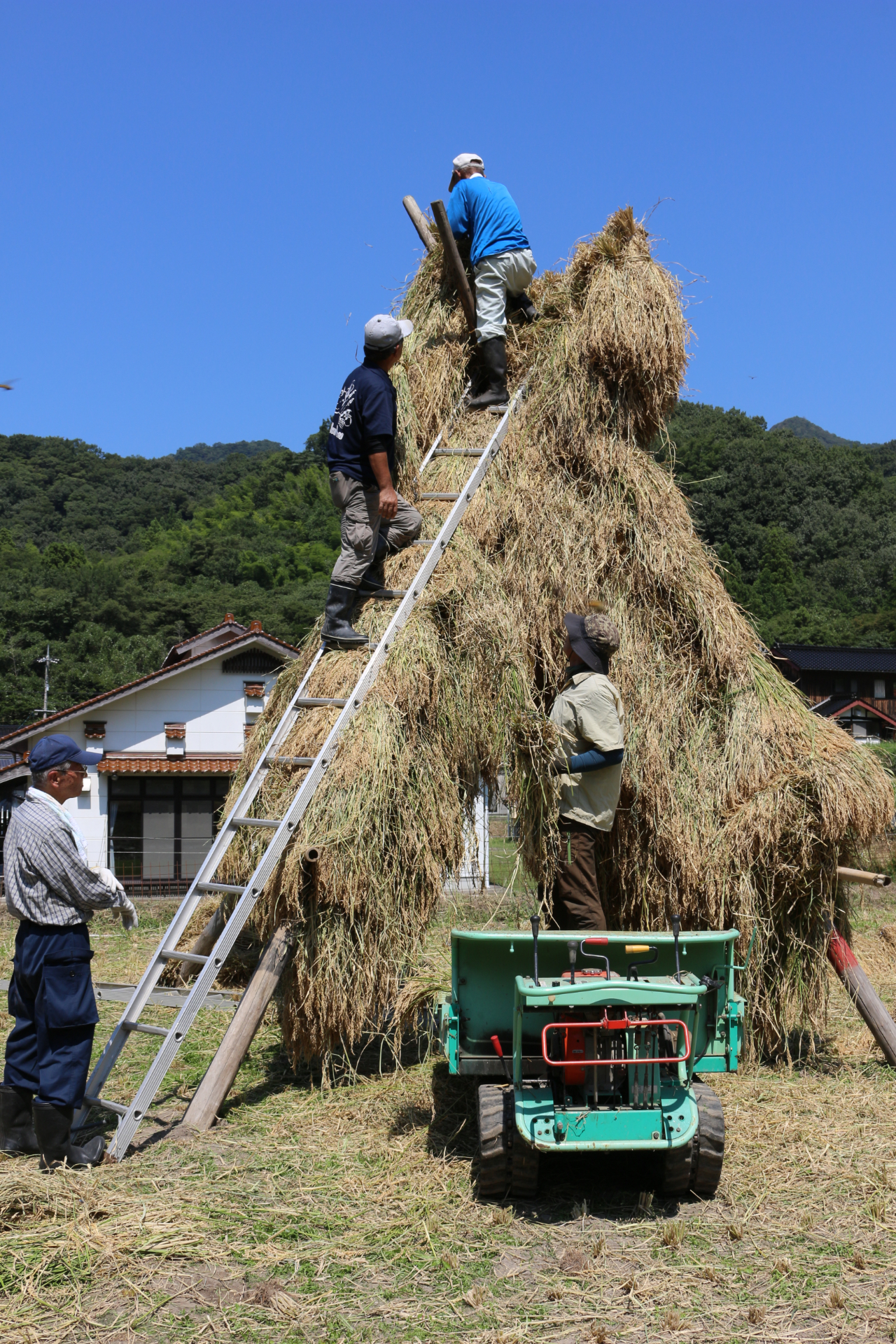 島根県大田市温泉津町西田　無形の民俗文化財「ヨズクハデ」