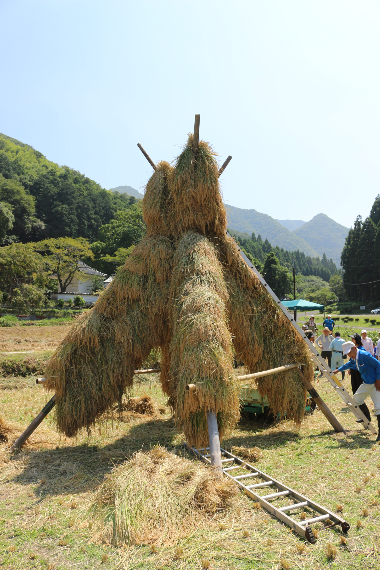 島根県大田市温泉津町西田　無形の民俗文化財「ヨズクハデ」